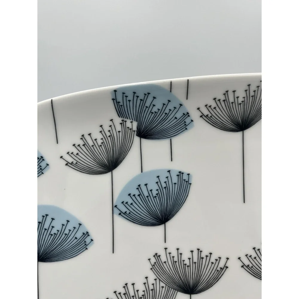 Sanderson Portmeirion Dandelion Clocks Sandwich Tray Platter Retro MCM 12